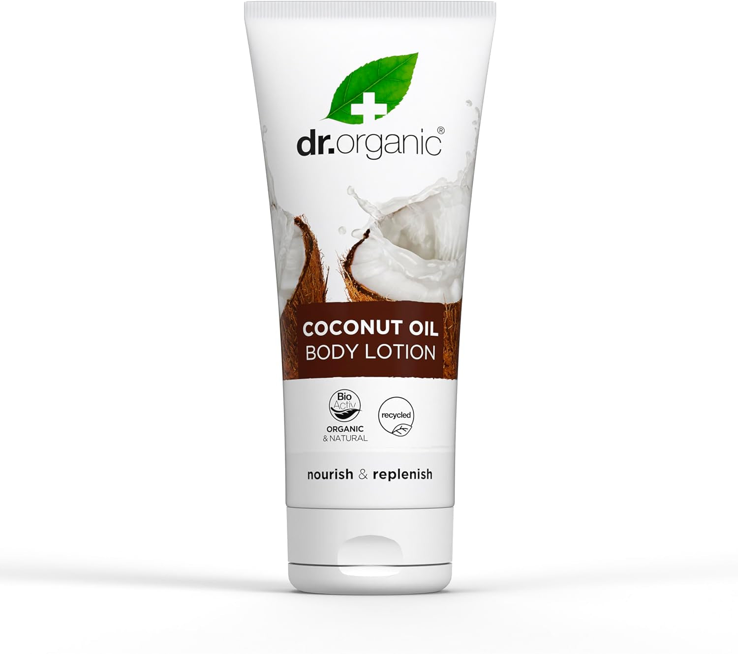 Dr Organic Coconut Oil Lotion, Moisturising, Dry Skin, Mens, Womens, Natural, Vegetarian, Cruelty-Free, Paraben & Sls-Free, Organic, 200Ml