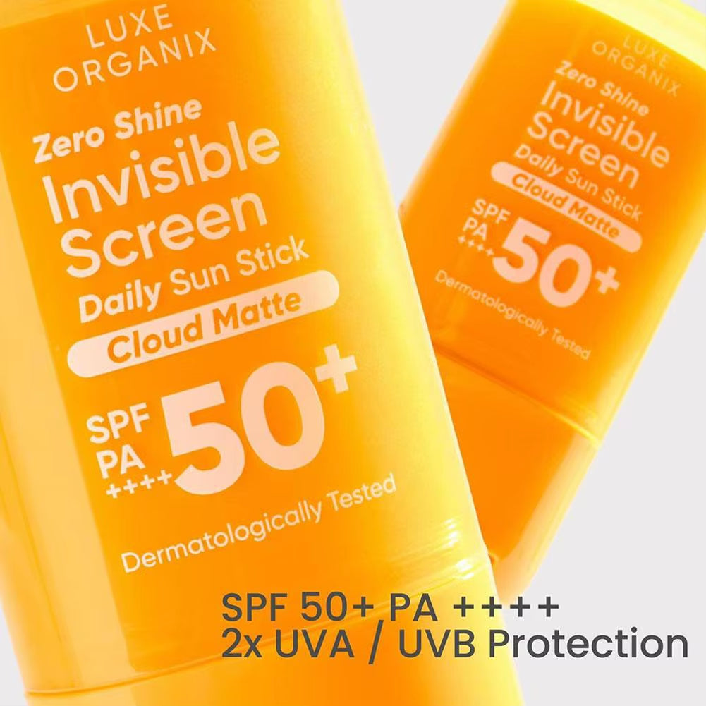 LUXE ORGANIX Organic Sunscreen Stick SPF50+ 17G Waterproof Sweatproof Moisturizing & Brightening Improves Dryness and Tightness
