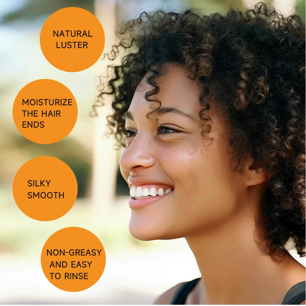 Black Castor Oil Moisturizes Repairs Damaged Hair by Replenishing Essential Nutrients Proteins Improves Scalp Health Hair