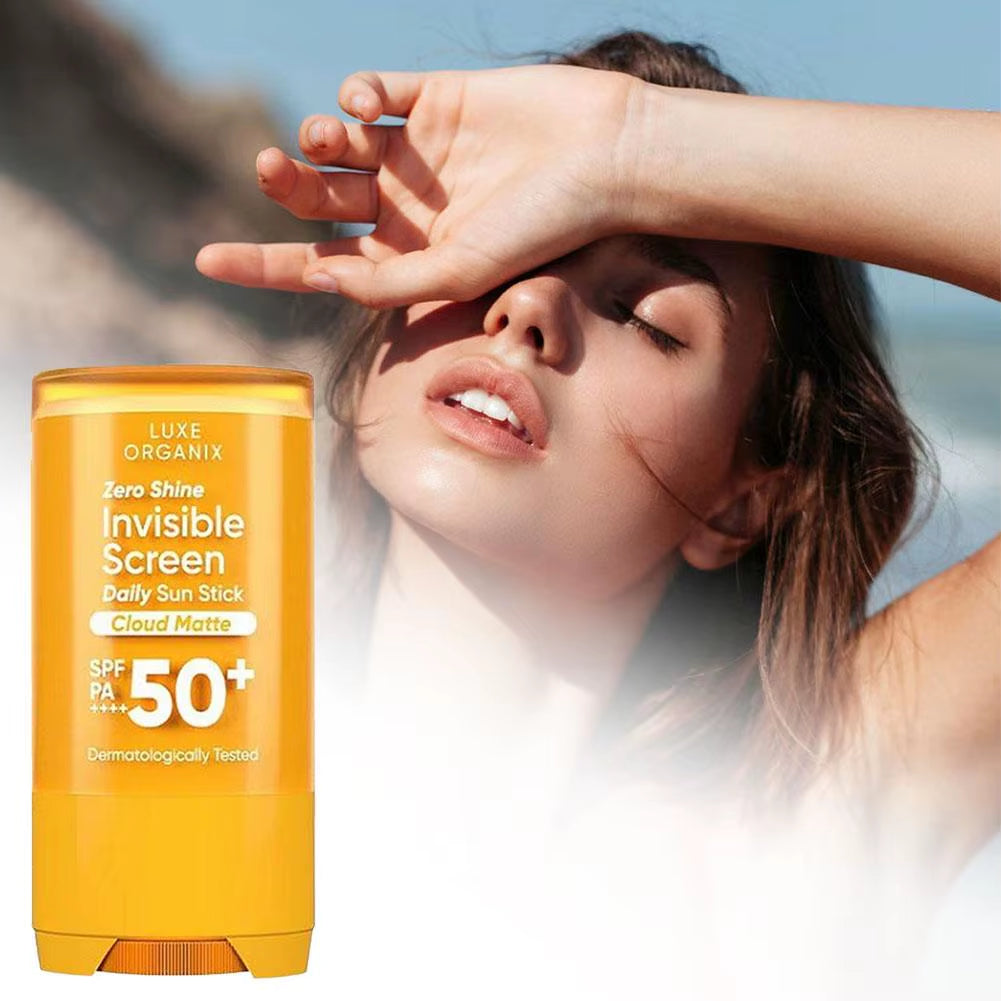 LUXE ORGANIX Organic Sunscreen Stick SPF50+ 17G Waterproof Sweatproof Moisturizing & Brightening Improves Dryness and Tightness