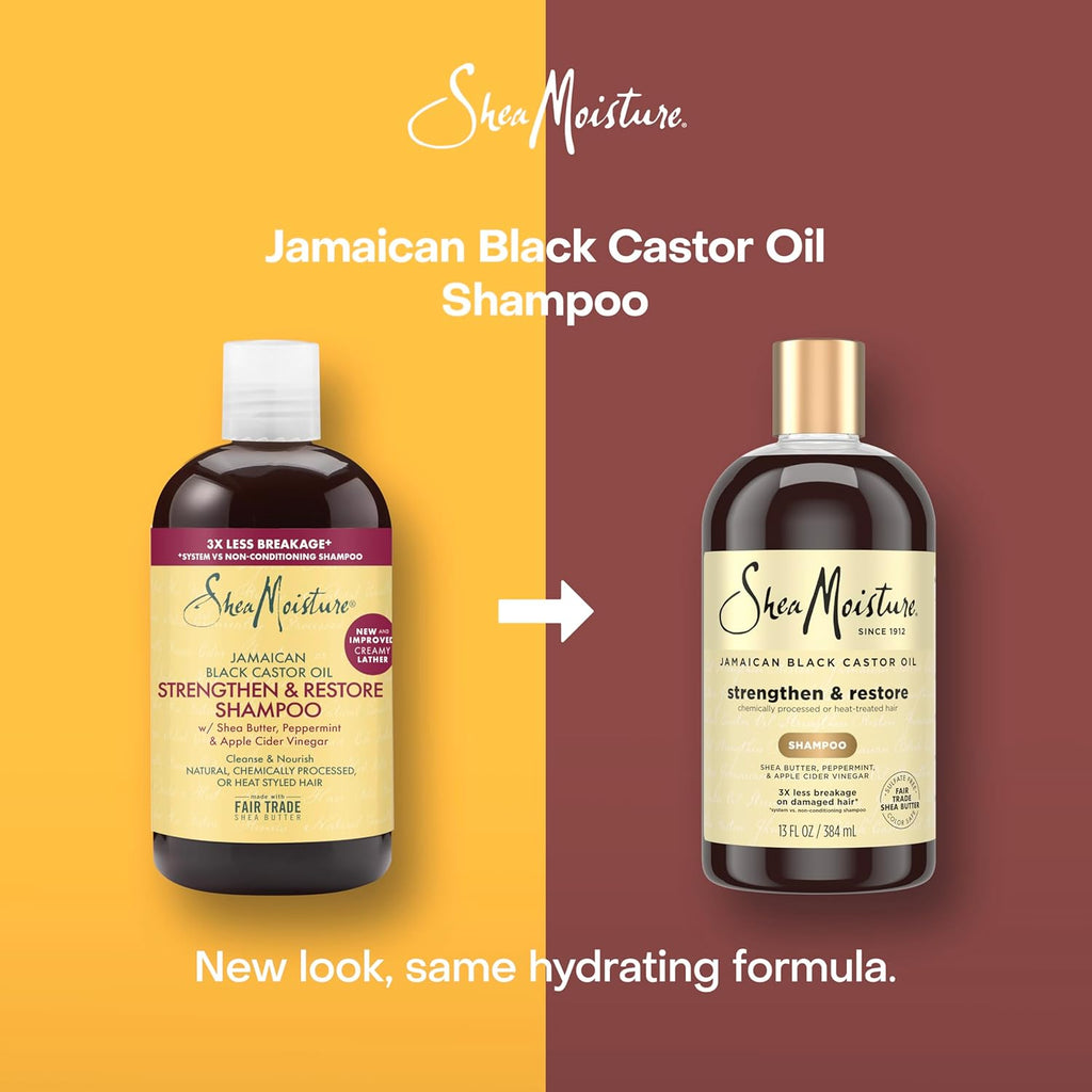Jamaican Black Castor Oil Strengthen and Restore Shampoo, 384 Ml