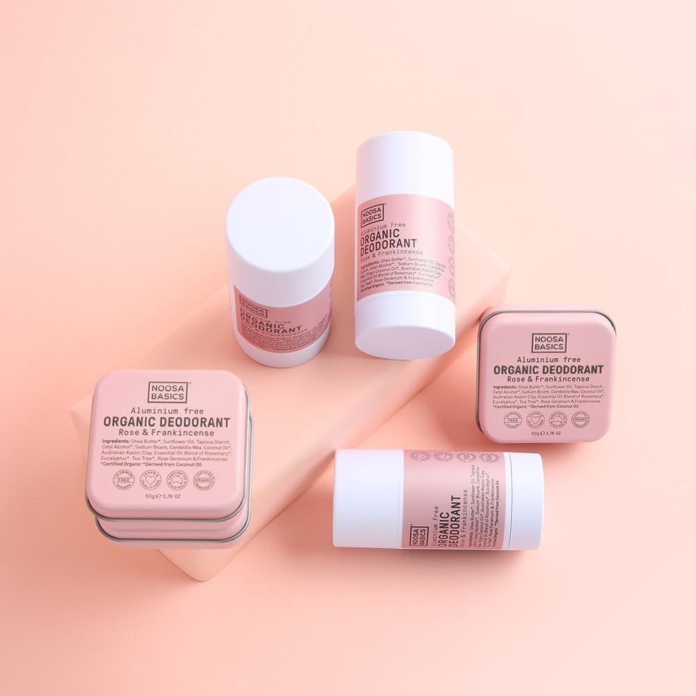 Rose and Frankincense Organic Deodorant Stick 60 G