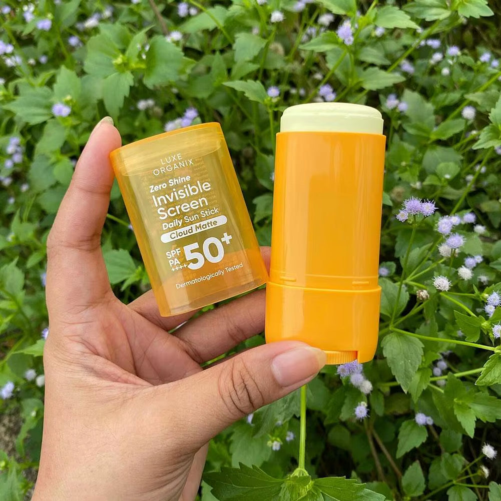 LUXE ORGANIX Organic Sunscreen Stick SPF50+ 17G Waterproof Sweatproof Moisturizing & Brightening Improves Dryness and Tightness