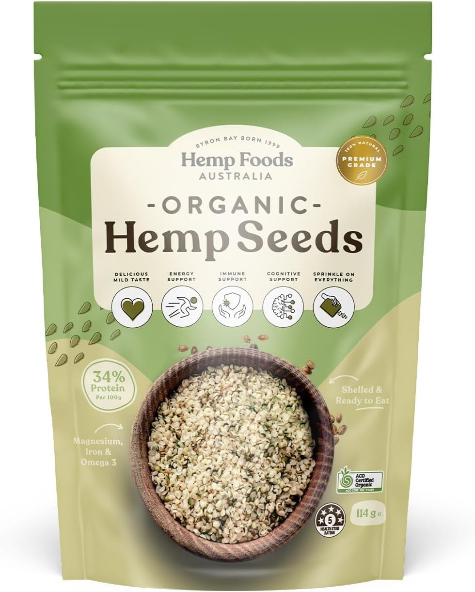 Australia Organic Hemp Seeds 114 G