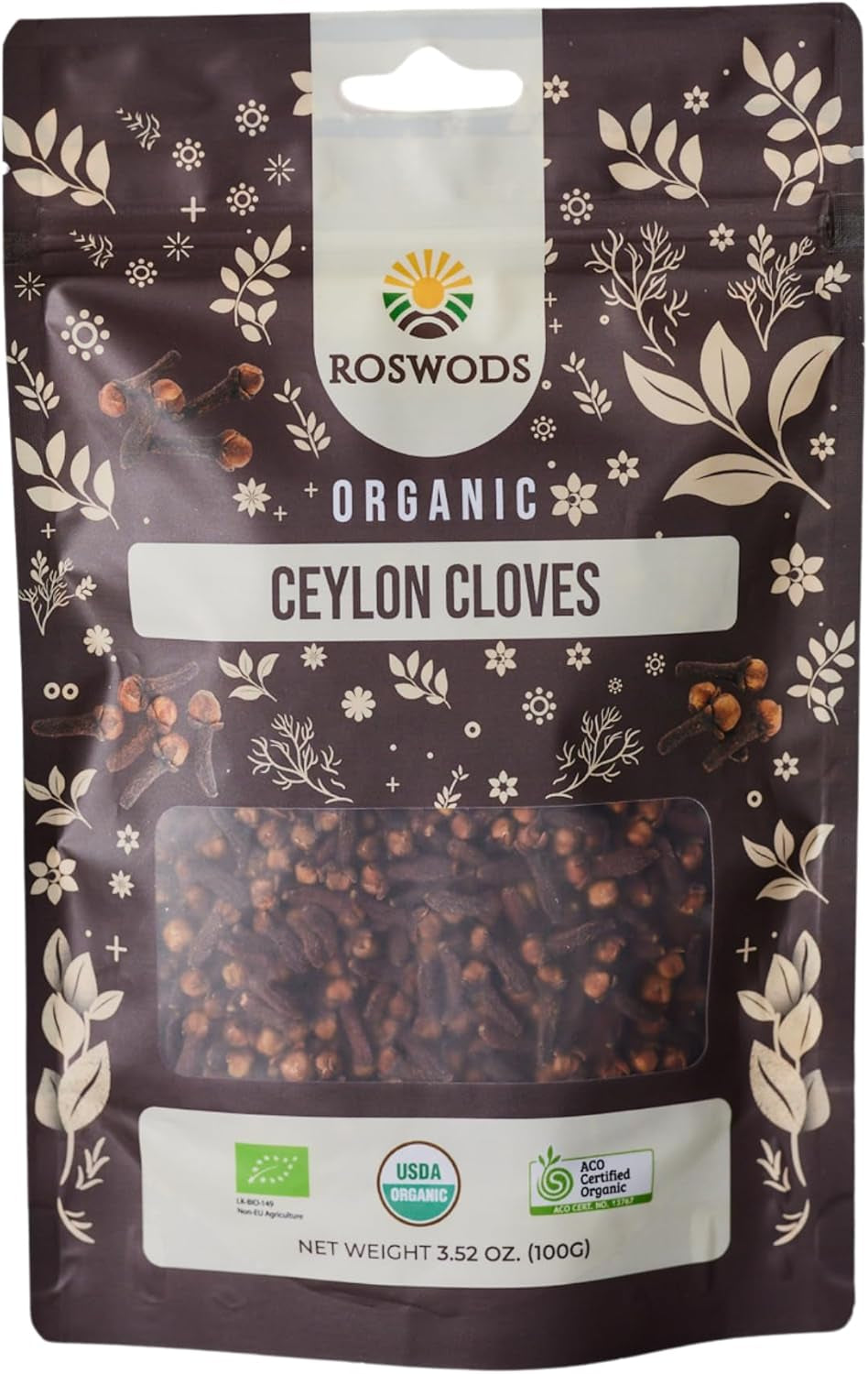 Australian Certified Organic Ceylon Whole Cloves - Aromatic & Fresh