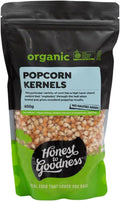 , Organic Popcorn Kernels, 650 G - a Light Lovely Snack, Quick and Easy to Prepare. Excellent Popping Results Due to Its Hard-Starch Content.