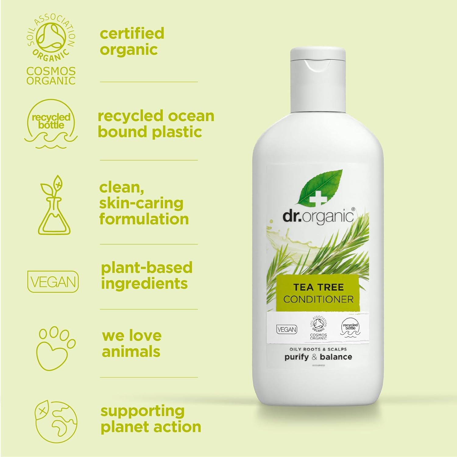 DR ORGANIC Conditioner Organic Tea Tree, 265Ml