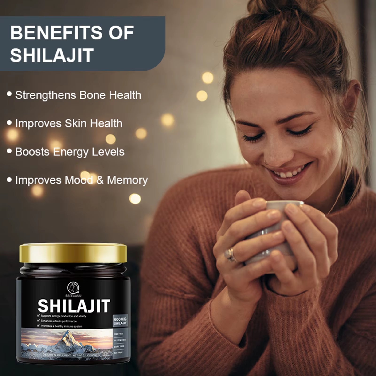 Pure Organic Shilajit Mineral Supplements
