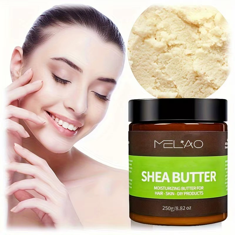 Organic Shea Butter for Body & Face Organic , 100% Raw & Unrefined to Soften, Smooth & Boost Radiance