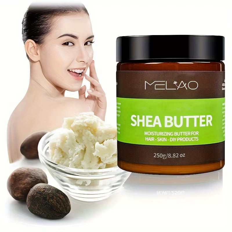 Organic Shea Butter for Body & Face Organic , 100% Raw & Unrefined to Soften, Smooth & Boost Radiance